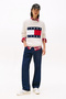 100% Cotton Regular Fit Crew Neck Logo Sweatshirt Men's Sweatshirt Dm0Dm22105 Afn - 2