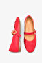 Nikol Women's Genuine Leather Ballerinas - Red - 4