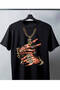 Shiny Gang Hand Theme: Men's Solid Color- Black T-Shirt - 2