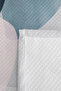 Blue Geometric Modern Young Room Single Pique Set-Powder Gray 160X220 cm Quilted Bedspread - 7