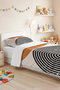 Geometric Black Young Room Single Pique Set - Modern Mustard 160X220 cm Quilted Bedspread - 4