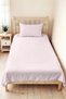 Pink Seashell Girl's Pique Set-Pastel Geometric White Baby Room Bedspread-160X220Cm - 6