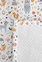 Pastel Forest Animals Children's Room Single Pique Set-Cute 160X220 cm Quilted Bedspread - 7