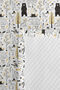 Forest Animals White Children's Room Single Pique Set-Grey Yellow 160X220 cm Quilted Bedspread - 7