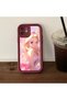 Tecno Spark 40 Compatible Case Camera Protector Burgundy Silicone Couple Phone Case Girl Pattern - 5
