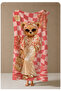 Teddy Bear Pink Checkered Summer Patterned 70X150 Beach Towel - 2