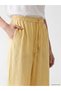Alita City Women's Linen Blend Trousers with Elastic Waist and Contrast Trim - 3