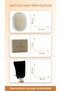 Mini Bath Set - Pumpkin Fiber Sponge + Elastic Pouch + Apricot Soap 3-Piece Natural Set - 3