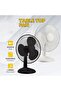 Portable Table Top Fan with 3 Speed Settings, Oscillation, Quiet Operation for Home & Office - 5