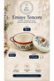 16 cm 1.7L 2 Piece Enamel Pot with Lid, for Serving, Food Camping, Picnic, Dowry - 6