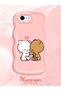 iPhone Se 2022 Compatible Case Camera Protector Pink Silicone Couple Phone Case Cute Pattern - 2