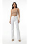 Comfort Jeans Women's White Lycra Stretchy High Waist Spanish Leg Jeans Trousers - 4