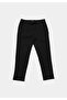 Regular Fit Mid Waist Straight Leg Men's Black Trousers - 6