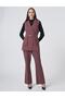 Buckle Detailed Double Suit Cocoa Powder