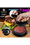 meat press Hamburger meat press, three in one non stick hamburger tablet press, heat-resistant meat