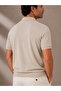 Half-Zip Premium Polo Collar Knitwear T-Shirt - Cotton & Tencel - 5