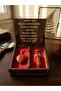 Jasper Stone Natural Stone Double Necklace Set with Wooden Box