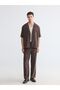 Lcw Vision Brown Regular Fit Short Sleeve Men's Jacket - 2