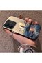 Vivo V60 Lite 5g Compatible Silicone Edge Hard Back Case Couple Phone Case Tower Pattern - 2