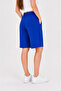 Women's Cotton Capri Cobalt Blue-7003 - 7