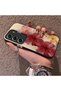 Tecno Camon 40 Pro 5g Cm7 Compatible Silicone Edge Hard Back Case Couple Phone Case with Floral Pattern - 2