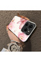 Tecno Spark 20 Pro Compatible Silicone Edge Hard Back Case Couple Phone Case with Floral Pattern - 4