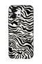 Honor 600 Compatible Zebra Patterned Transparent Phone Case