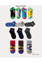 7 Pack Seamless Children's Bootie Socks - 3