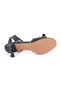 Women's Classic Heeled Shoes Bowknot Open Toe Short Heel Antique Leather L085.K603 - 4
