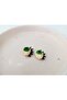 Handmade Murano Glass Green Eye Evil Eye Beads with Eyelashes – Lampwork Jewelry Making Bead (2 Pieces) - 3