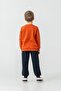 Boy's Printed Orange Long Sleeve Tracksuit Set Us2609-C-V2 - 4
