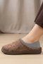 14466 Women's Daily Lightweight Sole Winter Home Rug Guest Slippers - 3