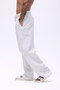 Super Baggy Linen Trousers with Elastic Waist - 3