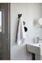 Black Adhesive Coat Rack Hallway Entrance Wall Kitchen Bathroom Towel Rack Clothes Hanger Door Back Hanger - 4