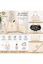Women's Shoulder Bag Set of 2 with Hand and Crossbody Straps, Zippered, Large Internal Volume, Daily Stylish - 3