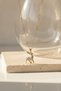 Yellow Color Steel Deer Figured Zircon Stone Women's Necklace - 5