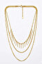 Multiple Chain Necklace - Gold