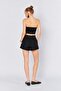 Women's Black Elastic Waist Tasseled Short Shorts - 3