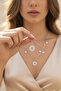 Steel Stone Figured Chain Necklace - Modern and Stylish Design - 3