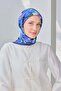 Velora Scarf Watercolor Flower Purple - 4