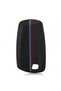 Bmw Compatible 1, 3, 5, 7 Series, F30, F25, F20, F18, F16, F15, F10, & X1, X3, X4, X5, X6 Silicone Pattern Stripe Key Case Cover (Blue Red) - 5
