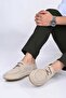 Lace-Up Rubber Sole Genuine Leather Loafer174-1875 Men's Shoes - 4