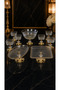 Premium 9-Piece Gold Detailed Metal Stand Presentation and Serving Set Cake Stand, Magnolia, Tea Set, Cookie Holder - 2