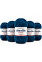 Chenille Velvet Yarn (Chenille Classic) Amigurumi Yarn - 5 Yards - 541 Aviator Blue