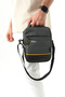 M-1020 Men's Messenger Bag with Water Repellent Feature, 23*14 Cm, Cross Shoulder Strap