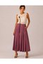 Women's Premium Tencel Fabric Maxi Skirt with Pockets and Front Slit - 4