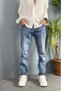 Blue Ripped Detailed Jean Denim - Boyfriend Jeans - 8