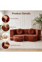 Convertible Folding Futon Sofa Bed, Queen Sleeper Sofa with Pillow, Teddy Floor & Futon Loveseat Couch, Foam Folding Mattress Sleeper for Living Room, Guest Use, Apartment, No Assembly - 3