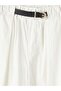 Lcw Vision Ecru Wide Leg Women's Trousers with Belt - 6