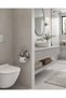 3-Piece Set (Stainless Steel Adhesive Towel Rack, Toilet Paper Holder and 2-Piece Hanger) Bathroom Set - 6